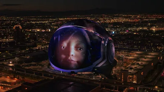3D visualisation of the Space Baby on the Sphere